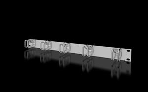 Rittal DK 7257.200 DK Cable management panel, 1 U, with steel rings