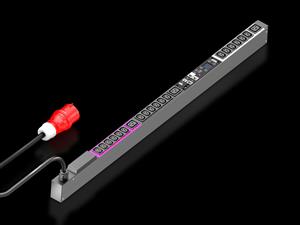Rittal DK 7979.235 DK PDU metered, compact basic power distribution incl energy measurement per phase, with network interface and display, WLD: 44x1095x70 mm, IEC 60 320: 18 x C13+ 3 x C19