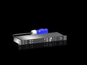 Rittal DK 7979.204 DK PDU metered, compact basic power distribution incl energy measurement per phase, with network interface and display, WHD: 450x44x144 mm, IEC 60320: 4 x C13, 2 x C19