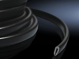Rittal DK 7072.100 DK Edge protector, L: 10 m, May be cut individually to required length, For thicknesses: 1,0 - 2,0 mm