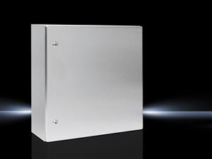 Rittal AE 1010.500 AE Compact enclosure, WHD: 600x600x210 mm, Stainless steel 14404, with mounting plate, single-door, with two cam locks Turkey