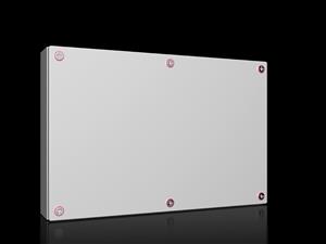 Rittal KX 1512.000 KX Terminal box, WHD: 600x400x120 mm, sheet steel, without mounting plate, with cover, without gland plate