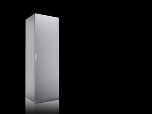 Rittal SE 5851.600 VX SE Free-standing enclosure system, WHD: 600x1800x500 mm, Stainless Steel, 14301, with mounting plate, single door at the front