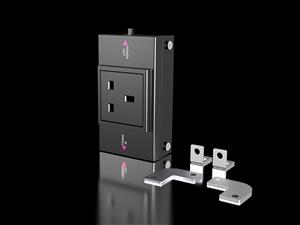 Rittal SZ 2500.711 SZ socket box for LED system light, with socket for UK, Turkey