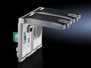 Rittal SZ 2482.310 SZ Interface flap, modular, mounting frame, double, with plastic flap, semi-transparent