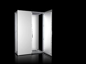 Rittal VX 8453.000 VX Baying enclosure system, WHD: 1200x1800x500 mm, stainless steel, 14301, with mounting plate, two doors at the front