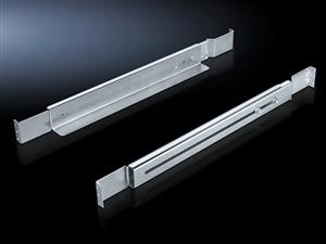 Rittal DK 7063.750 DK Slide rail, Support surface Width: 30 mm, 1 U, depth-variable, 20 kg, static, distance between levels: 390-550 mm, For TS IT, TE
