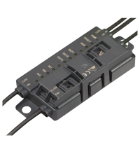 Pepperl+Fuchs VBA-4E3A-G20-ZEL/E2L-P11 G20 module for digital inputs/outputs, 4 inputs and 3 outputs