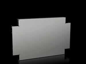 Rittal VX 8620.080 VX Base/plinth trim panel, side, H: 200 mm, for D: 400 mm, stainless steel, 14301