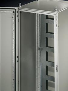 Rittal TS 8609.110 TS Divider panel, for module plates, for WD: 1800x600 mm, Number of cut-outs: 9