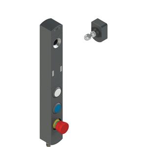 Pizzato NS D4AZ1SRK-F41N002 NS series safety switch with lock and integrated control devices, with actuator