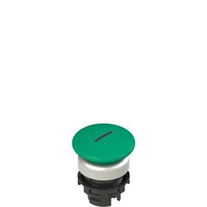Pizzato E2 1PL2F449L2 Illuminated green mushroom pushbutton, with marking Turkey