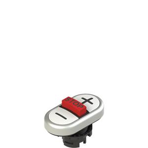 Pizzato E2 1PTRS9AABC Triple lower flush pushbutton, with marking Turkey