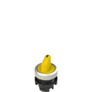 Pizzato E2 1SE12AVA59AB Short handle selector, 2 positions yellow with marking