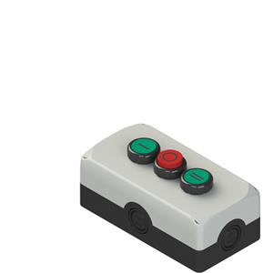 Pizzato ES AC33016 Complete unit with enclosure, 2 flush pushbuttons, 1 projecting pushbutton and contacts Turkey