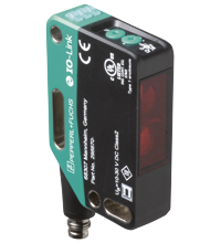 Pepperl+Fuchs OBG8000-R201-2EP-IO-V31 Retroreflective sensor with polarization filter for clear object detection