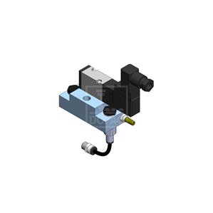 Dopag 1021026 Solenoid valve plate with industrial plug type CI
