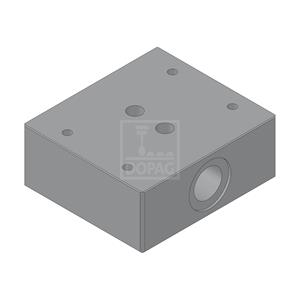 Dopag 31.02.059 Mounting plate G 1/2