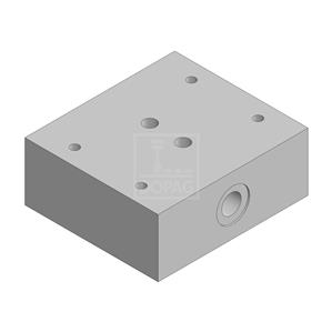 Dopag 31.02.100 Mounting plate G 1/4