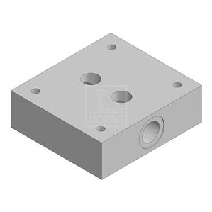 Dopag 31.02.057 Mounting plate G 1/2