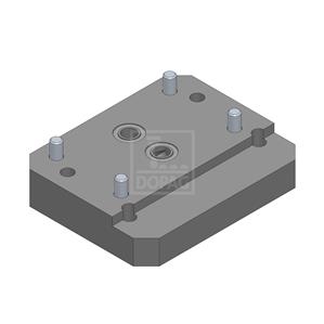 Dopag 1028512 Adaptor plate M6 (40x70 mm) to M8 (38x80 mm) Turkey