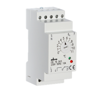 Alre ITR 79.503 Temperature controller for standard rail mounting, 0…11…°C