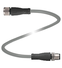 Pepperl+Fuchs V1-G-2M-PUR-V1-G-Y301706 Connecting cable, M12 to M12, PUR cable 3-pin