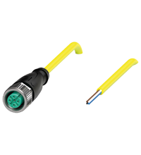 Pepperl+Fuchs V1-G-YE5M-PVC-U Female cordset single-ended M12 straight A-coded, 4-pin, PVC cable yellow, UL approved Turkey