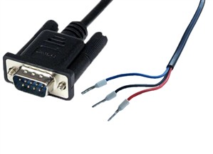 Seneca CS-DB9M-TIP-V RS485 serial cable (DB9M / test leads) for connection with VISUAL HMI with DB9F socket Turkey