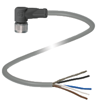 Pepperl+Fuchs V17-W-BK2M-PUR-U/ABG Female Cordet, M12, shielded