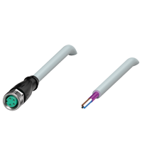 Pepperl+Fuchs V31-GM-15M-PVC-ABG Female cordset single-ended M8 straight A-coded, 3-pin, PVC cable grey, shielded