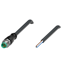 Pepperl+Fuchs V31S-GM-BK5M-PVC-U Male cordset single-ended M8 straight A-coded, 4-pin, PVC cable black, UL approved Turkey