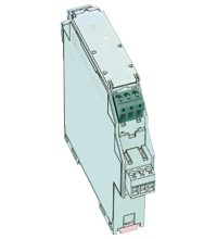Pepperl+Fuchs KF-STP-5GN Terminal block for KF modules, 3-pin screw terminal, with test sockets, green