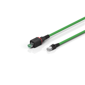 Beckhoff C9900-K800...K810 Industrial Ethernet/EtherCAT cable, PUR, 4 x 2 x AWG26/19, drag-chain suitable, green, Cat6A