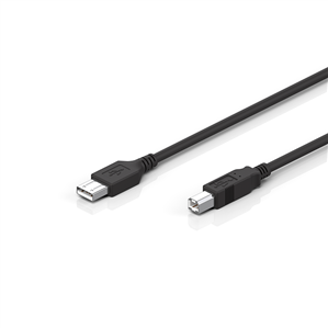 Beckhoff C9900-K530,-K552,-K553,-K554 USB cable, shielded, PVC, 1 x 2 x 28AWG + 2C 20AWG, fixed installation, black
