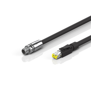 Beckhoff C9900-K704...K712,-K724,-K726...-K728,-K773,-K789 CP-Link 4 cable, shielded, PUR, 4 x 2 x AWG24/7, drag-chain suitable, black, Cat6A