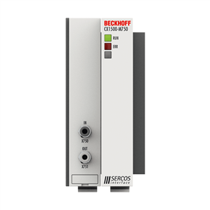 Beckhoff CX1500-M750 SERCOS II master fieldbus connection Turkey