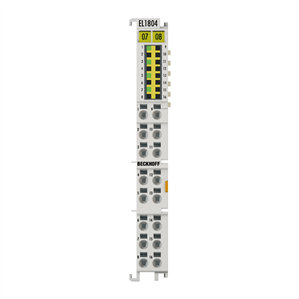 Beckhoff EL1804 EtherCAT Terminal, 4-channel digital input, 24 V DC, 3 ms, 3-wire connection
