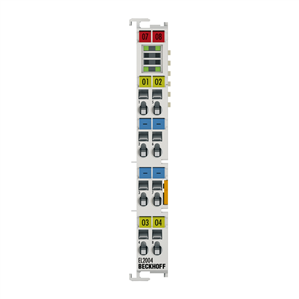 Beckhoff EL2004 EtherCAT Terminal, 4-channel digital output, 24 V DC, 05 A