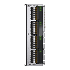Beckhoff ELM3246-0000 EtherCAT Terminal, 6-channel analog input, temperature, RTD, 24 bit, high-precision, 1 ksps