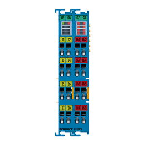 Beckhoff ELX3158 EtherCAT Terminal, 8-channel analog input, current, 4…20 mA, 16 bit, single-ended, Ex i