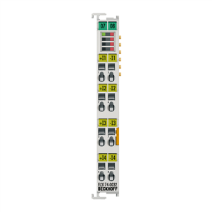 Beckhoff EL3174-0032 EtherCAT Terminal, 4-channel analog input, multi-function, ±3 V, ±20 mA, 16 bit, differential Turkey