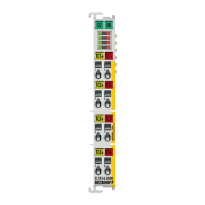 Beckhoff EL3314-0090 EtherCAT Terminal, 4-channel analog input, temperature, thermocouple, 16 bit, TwinSAFE SC Turkey