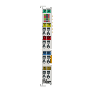 Beckhoff EL3182 EtherCAT Terminal, 2-channel analog input, current, 0/4…20 mA, 16 bit, single-ended, HART