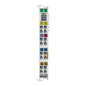 Beckhoff EL3062-0030 EtherCAT Terminal, 2-channel analog input, voltage, 0…30 V, 12 bit, single-ended