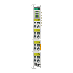 Beckhoff EL3068 EtherCAT Terminal, 8-channel analog input, voltage, 0…10 V, 12 bit, single-ended
