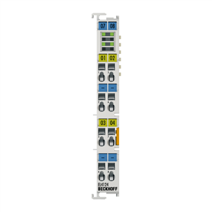 Beckhoff EL4124 EtherCAT Terminal, 4-channel analog output, current, 4…20 mA, 16 bit