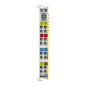 Beckhoff EL5151-0090 EtherCAT Terminal, 1-channel encoder interface, incremental, 24 V DC HTL, 100 kHz, TwinSAFE SC Turkey