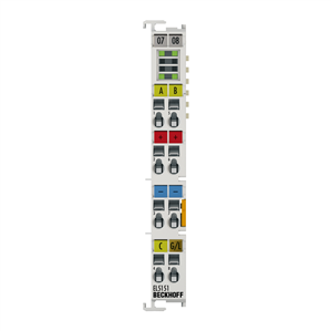 Beckhoff EL5151 EtherCAT Terminal, 1-channel encoder interface, incremental, 24 V DC HTL, 100 kHz