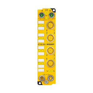 Beckhoff EP1908-0002 EtherCAT Box, 8-channel digital input, 24 V DC, M12, TwinSAFE Turkey
